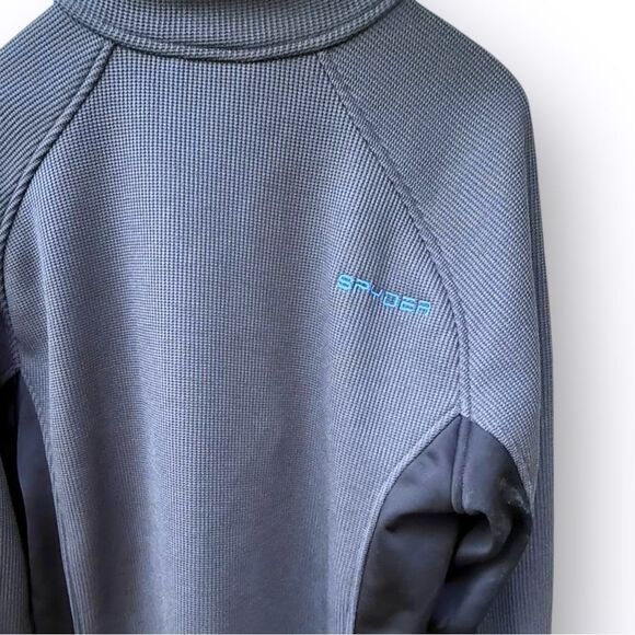 Spyder XL X-Large 1/4 zip Pullover Sweatshirt Jacket with SprayTek Logo - Picture 6 of 11